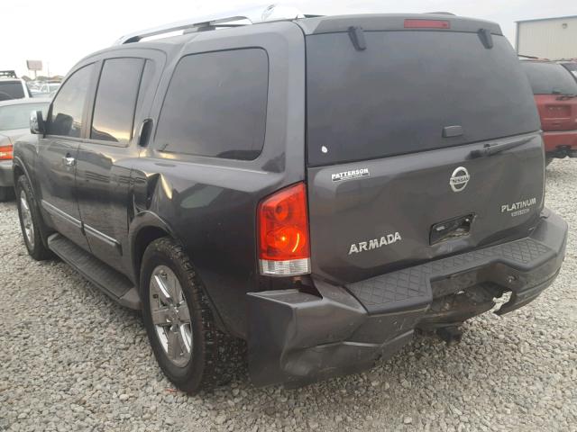 5N1BA0NF8CN605504 - 2012 NISSAN ARMADA SV CHARCOAL photo 3