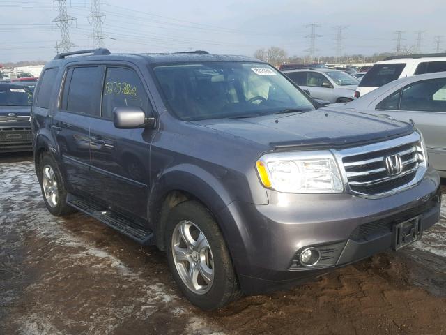 5FNYF4H78FB043795 - 2015 HONDA PILOT EXLN GRAY photo 2