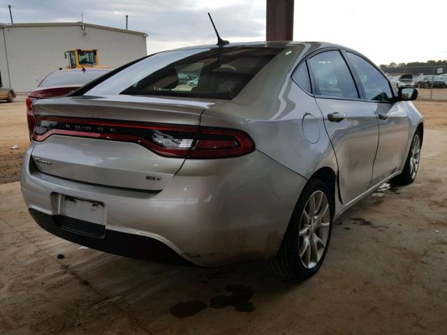 1C3CDFBA8DD257923 - 2013 DODGE DART SXT SILVER photo 4