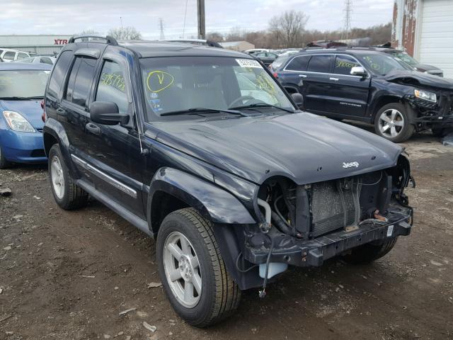 1J4GL58K95W676485 - 2005 JEEP LIBERTY LI BLACK photo 1