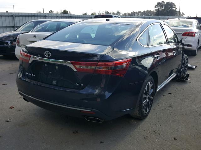 4T1BK1EB3JU288170 - 2018 TOYOTA AVALON XLE BLACK photo 4