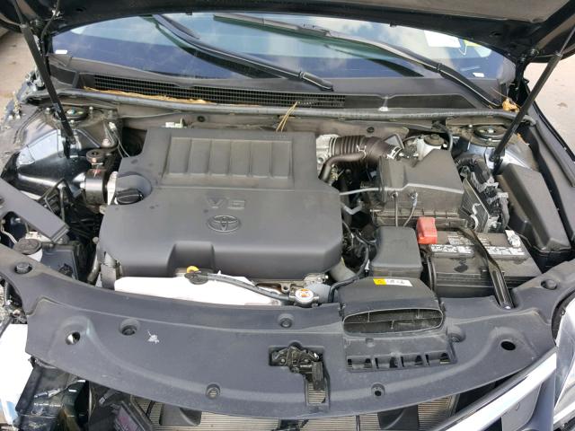 4T1BK1EB3JU288170 - 2018 TOYOTA AVALON XLE BLACK photo 7