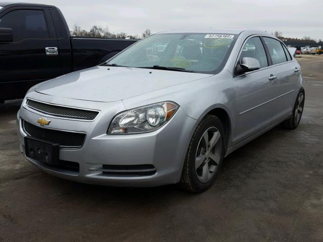 1G1ZC5EU3CF130436 - 2012 CHEVROLET MALIBU 1LT GRAY photo 2