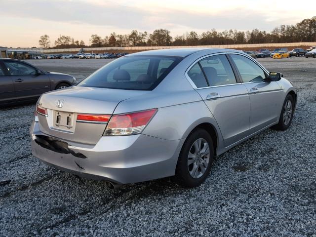 1HGCP2F42BA003964 - 2011 HONDA ACCORD LXP SILVER photo 4