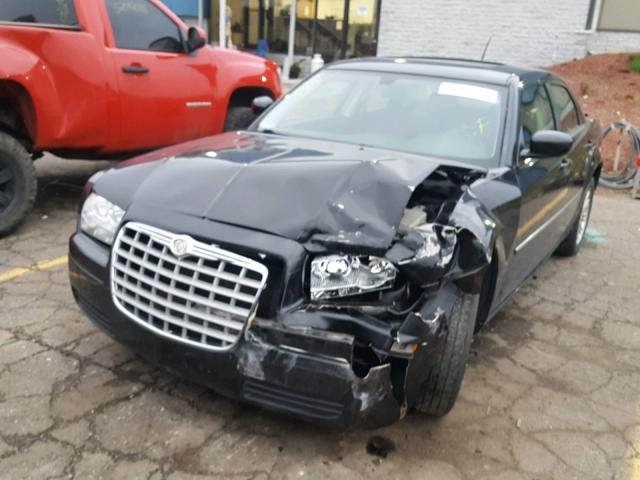 2C3LA43R78H312503 - 2008 CHRYSLER 300 LX BLACK photo 2