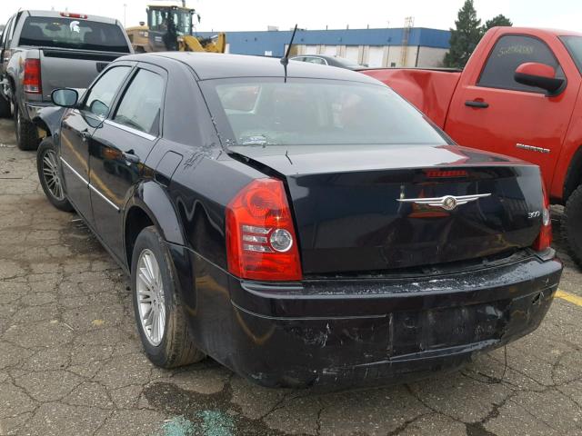 2C3LA43R78H312503 - 2008 CHRYSLER 300 LX BLACK photo 3