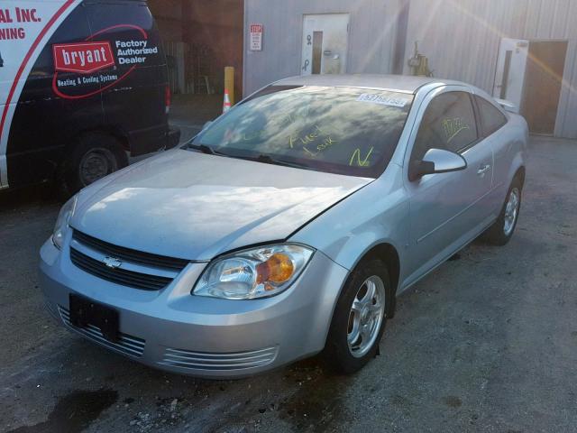 1G1AT18H897178926 - 2009 CHEVROLET COBALT LT SILVER photo 2