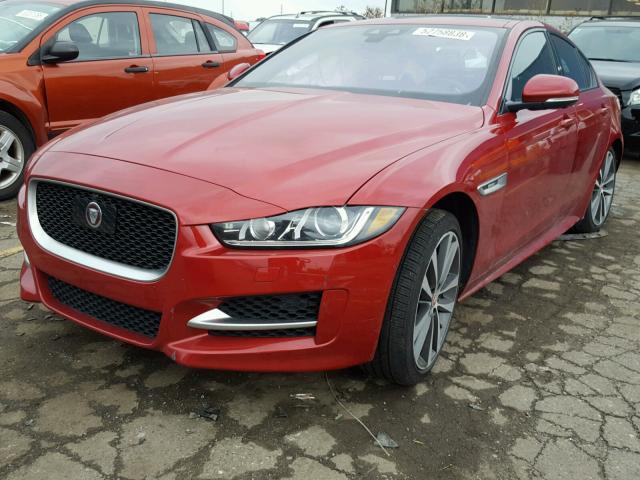 SAJAL4FX0JCP38065 - 2018 JAGUAR XE R - SPO BURGUNDY photo 2