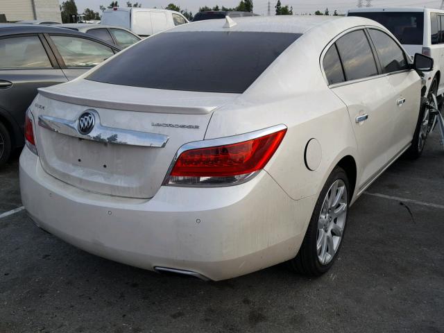 1G4GJ5E37CF140829 - 2012 BUICK LACROSSE T WHITE photo 4