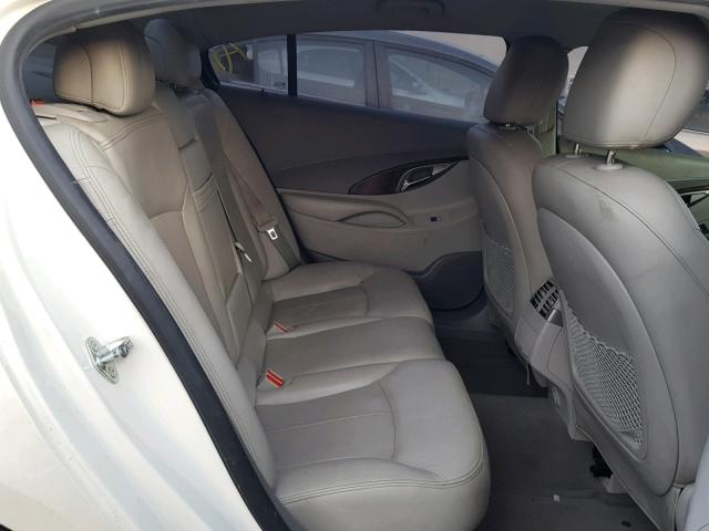 1G4GJ5E37CF140829 - 2012 BUICK LACROSSE T WHITE photo 6