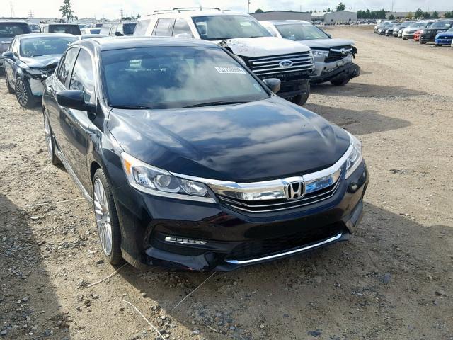 1HGCR2F58GA186863 - 2016 HONDA ACCORD SPO BLACK photo 1