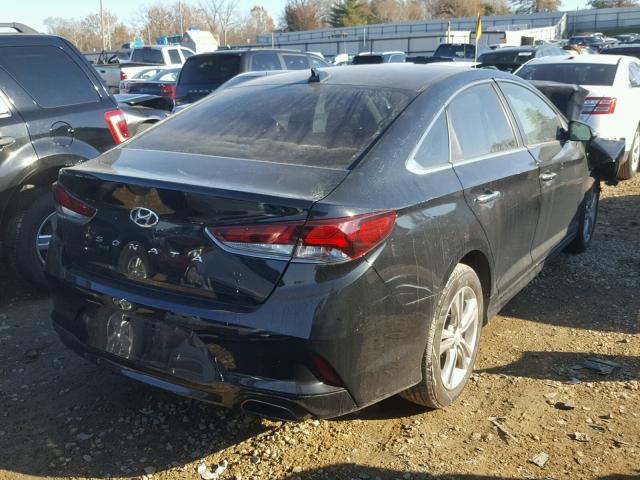 5NPE34AF0JH656808 - 2018 HYUNDAI SONATA SPO BLACK photo 4