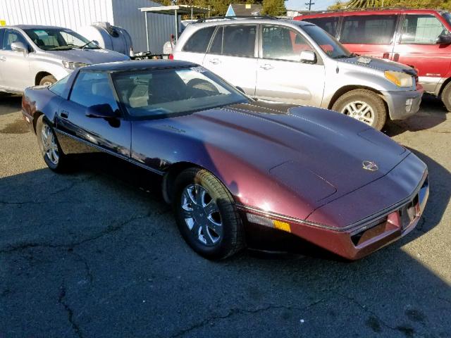 1G1YY0782F5124234 - 1985 CHEVROLET CORVETTE PURPLE photo 1