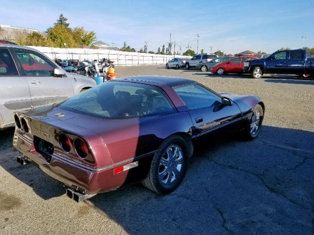 1G1YY0782F5124234 - 1985 CHEVROLET CORVETTE PURPLE photo 4