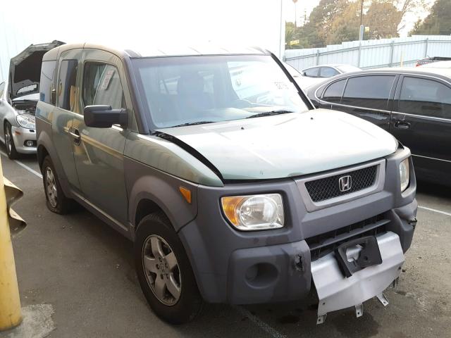 5J6YH28573L007225 - 2003 HONDA ELEMENT EX GREEN photo 1