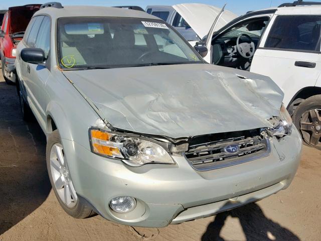 4S4BP61C666306220 - 2006 SUBARU LEGACY OUT GREEN photo 1