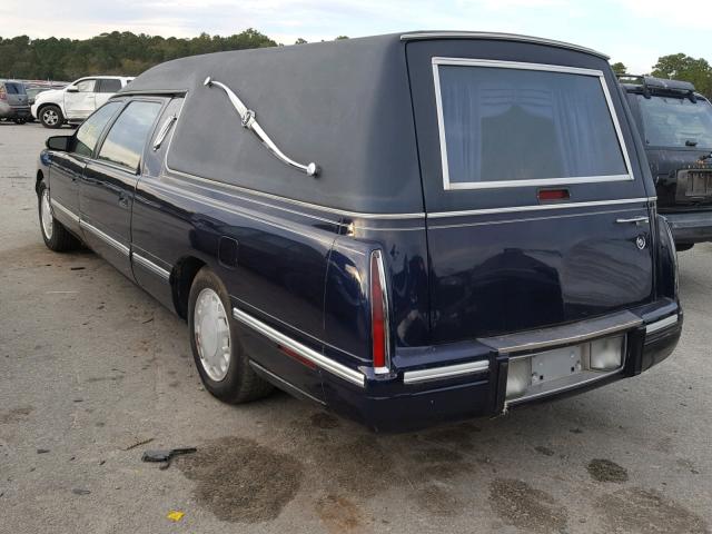 1GEEH90Y1WU500654 - 1998 CADILLAC COMMERCIAL BLUE photo 3