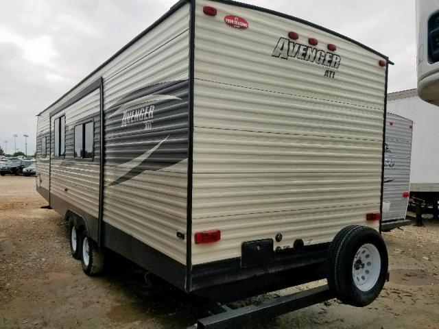 5ZT2AVSB6HB914477 - 2017 WILDWOOD CAMPER BEIGE photo 3