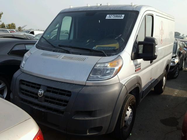 3C6TRVNG0JE122718 - 2018 RAM PROMASTER 银色 照片 2
