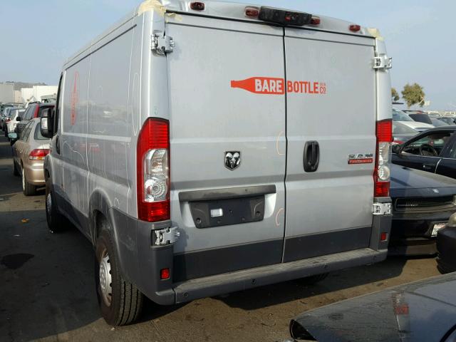 3C6TRVNG0JE122718 - 2018 RAM PROMASTER 银色 照片 3