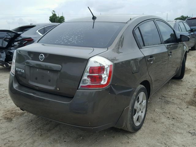 3N1AB61E98L724489 - 2008 NISSAN SENTRA 2.0 CHARCOAL photo 4