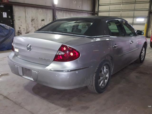 2G4WD562951256049 - 2005 BUICK LACROSSE C SILVER photo 4