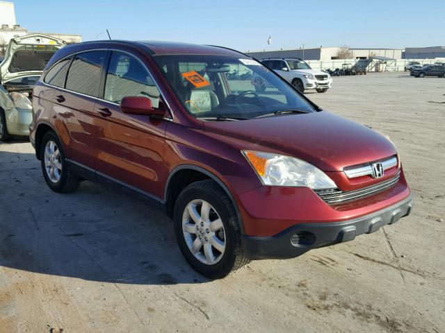 JHLRE38748C013973 - 2008 HONDA CR-V EXL RED photo 1