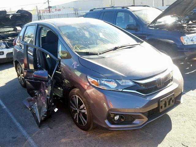 3HGGK5H85JM717946 - 2018 HONDA FIT EX GRAY photo 1