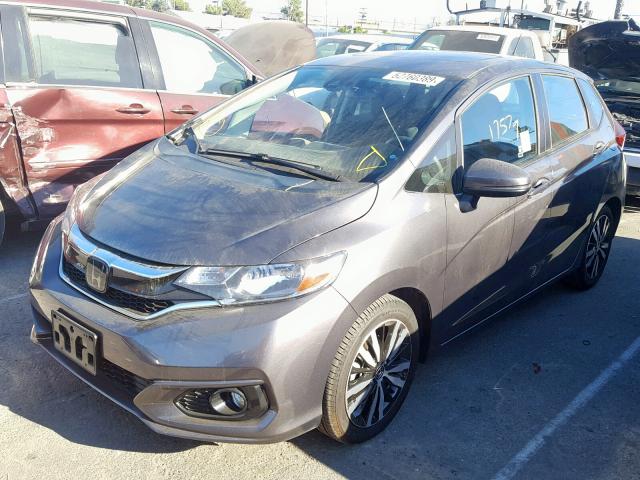 3HGGK5H85JM717946 - 2018 HONDA FIT EX GRAY photo 2