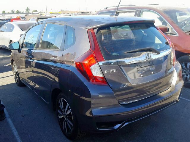 3HGGK5H85JM717946 - 2018 HONDA FIT EX GRAY photo 3