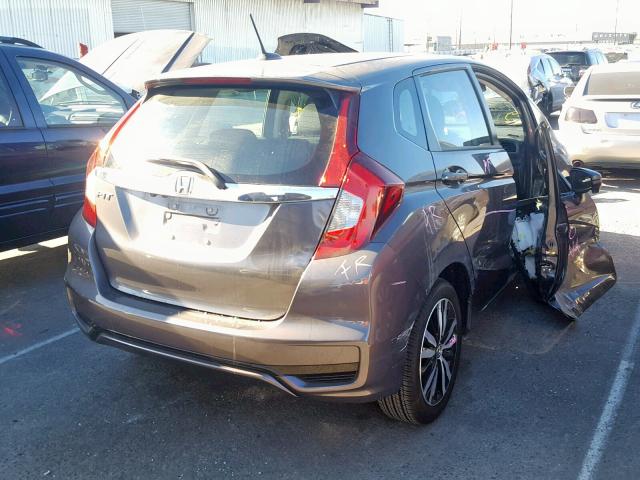 3HGGK5H85JM717946 - 2018 HONDA FIT EX GRAY photo 4