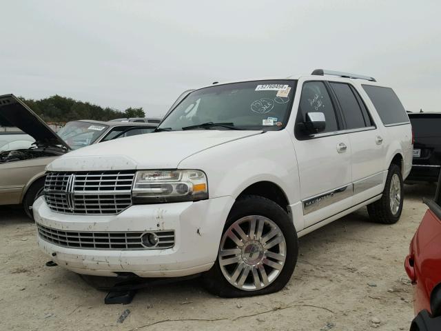 5LMJJ3H52BEJ02837 - 2011 LINCOLN NAVIGATOR Ақ фото 2