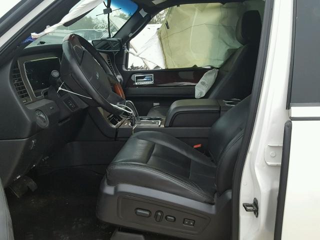 5LMJJ3H52BEJ02837 - 2011 LINCOLN NAVIGATOR Ақ фото 5