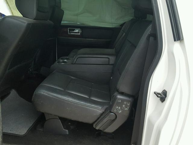 5LMJJ3H52BEJ02837 - 2011 LINCOLN NAVIGATOR Ақ фото 6