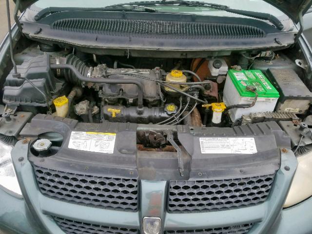 1D4GP24323B286424 - 2003 DODGE GRAND CARA GREEN photo 7