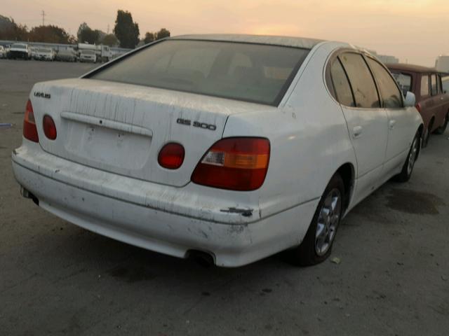 JT8BD68S8Y0112609 - 2000 LEXUS GS 300 WHITE photo 4