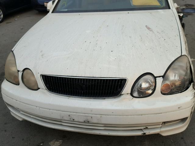 JT8BD68S8Y0112609 - 2000 LEXUS GS 300 WHITE photo 7