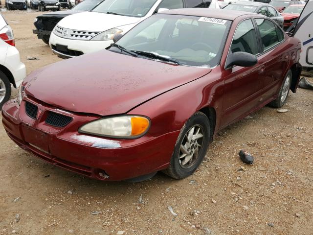 1G2NF52E83M545990 - 2003 PONTIAC GRAND AM S MAROON photo 2