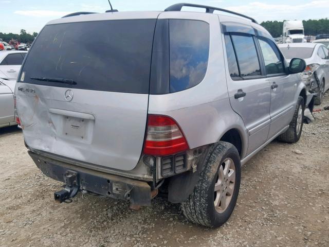 4JGAB72E2YA218961 - 2000 MERCEDES-BENZ ML 430 SILVER photo 4