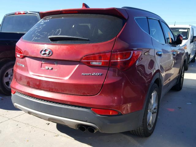 5XYZU3LA7DG083122 - 2013 HYUNDAI SANTA FE S BURGUNDY photo 4