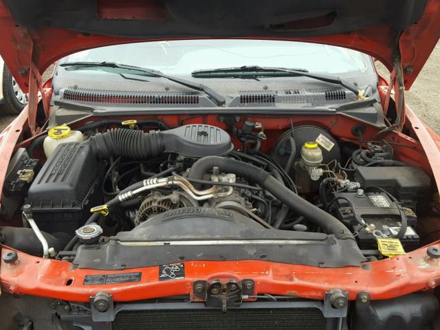 1B7GG22Y3WS557684 - 1998 DODGE DAKOTA RED photo 7