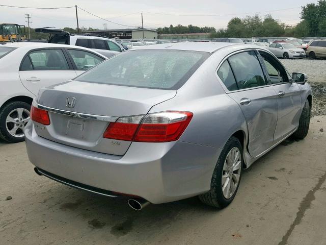 1HGCR3F89EA026455 - 2014 HONDA ACCORD EXL SILVER photo 4