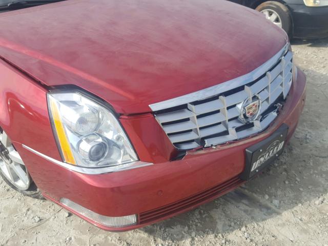 1G6KD5E6XBU143138 - 2011 CADILLAC DTS LUXURY RED photo 9