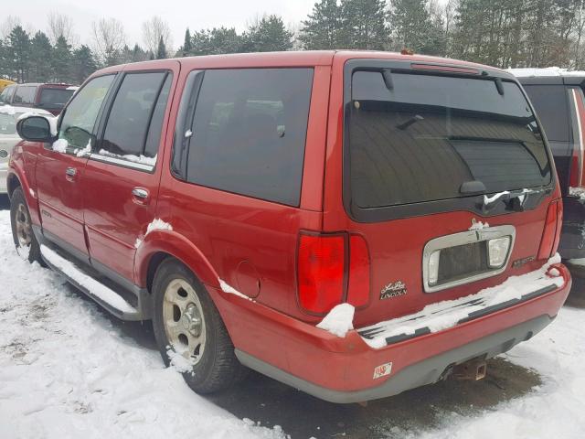 5LMFU28R32LJ16591 - 2002 LINCOLN NAVIGATOR Qırmızı foto 3