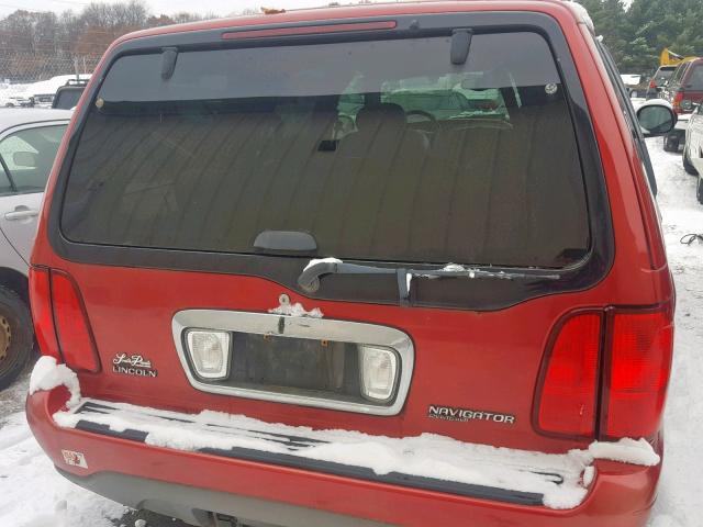 5LMFU28R32LJ16591 - 2002 LINCOLN NAVIGATOR Qırmızı foto 9