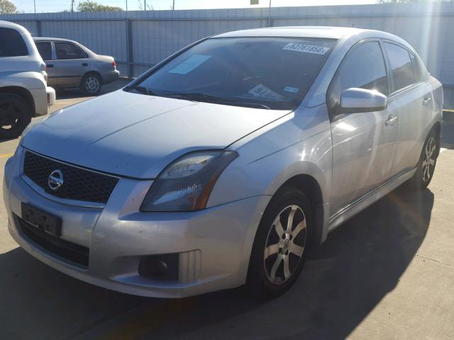 3N1AB6AP9CL674056 - 2012 NISSAN SENTRA 2.0 SILVER photo 2