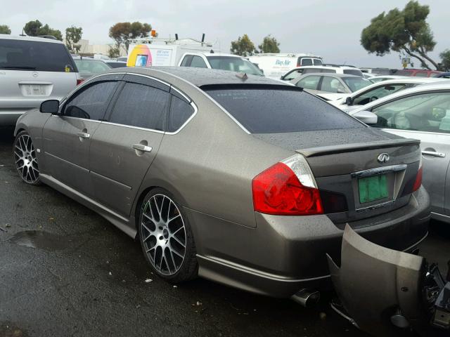 JNKBY01E86M203813 - 2006 INFINITI M45 BASE GRAY photo 3