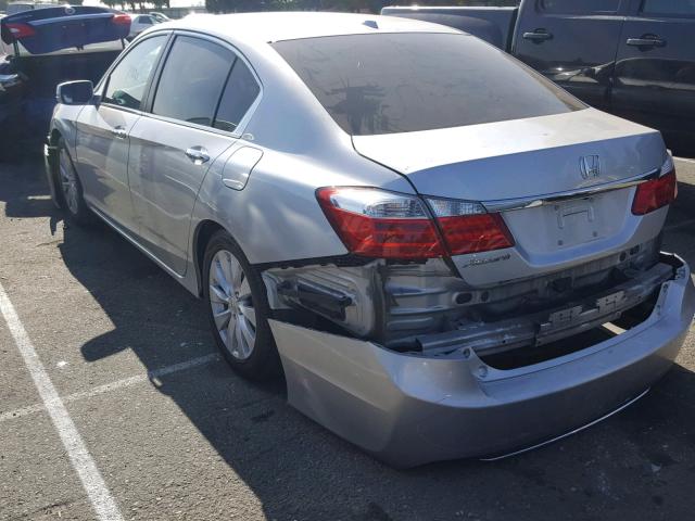 1HGCR2F82DA075215 - 2013 HONDA ACCORD EXL SILVER photo 3