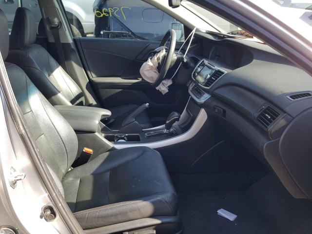 1HGCR2F82DA075215 - 2013 HONDA ACCORD EXL SILVER photo 5