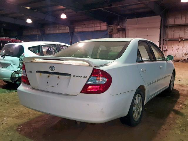 4T1BE30K73U239664 - 2003 TOYOTA CAMRY LE WHITE photo 4